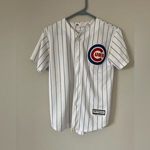 Kyle Schwarber pin stripe jersey